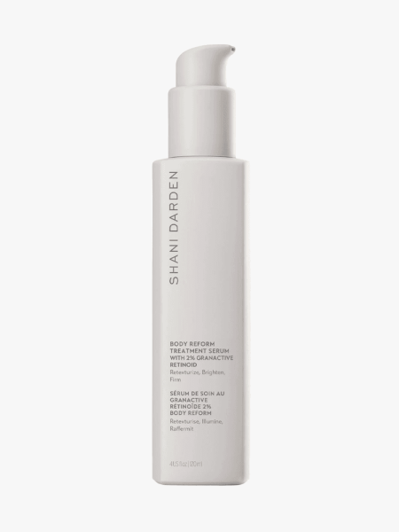 Shani Darden Skin Care Body Reform Treatment Serum in branded component on a light gray background